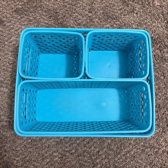 Blue Storage Basket Set - Picture 2 of 4